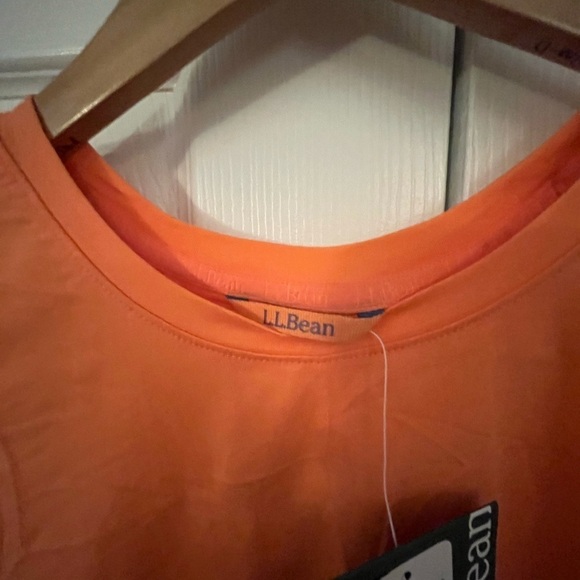 NWT ⭐️ LL Bean Beyond Soft Pleat Back Tank In Wild Salmon size S - Picture 10 of 11